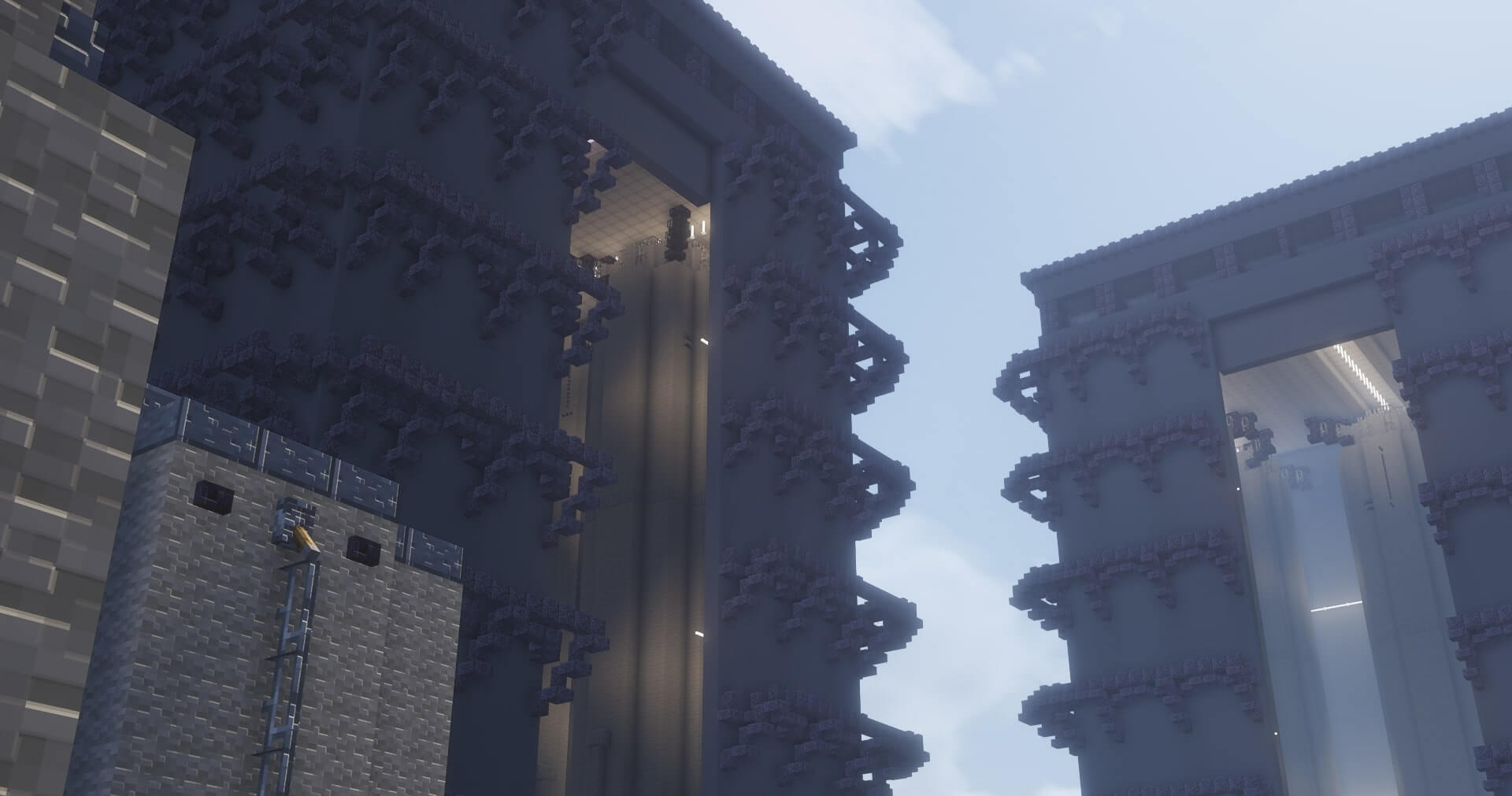 Starships Mega Bays at Starbase.